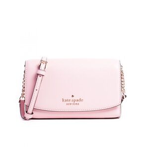 Kate Spade Staci Small Flap Crossbody, Pink Saffiano Leather